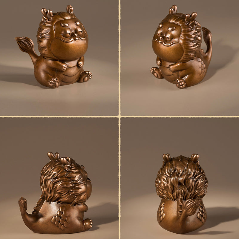 Twelve Zodiac Auspicious Copper Figurines