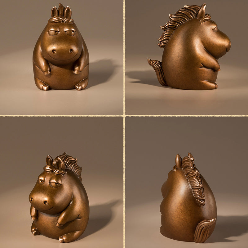 Twelve Zodiac Auspicious Copper Figurines