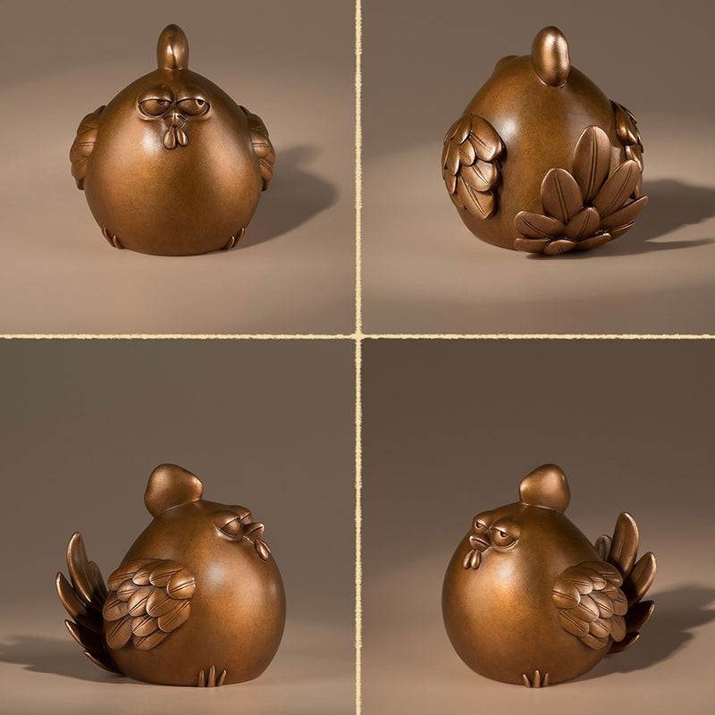 Twelve Zodiac Auspicious Copper Figurines