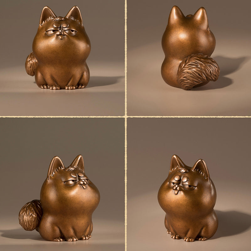 Twelve Zodiac Auspicious Copper Figurines