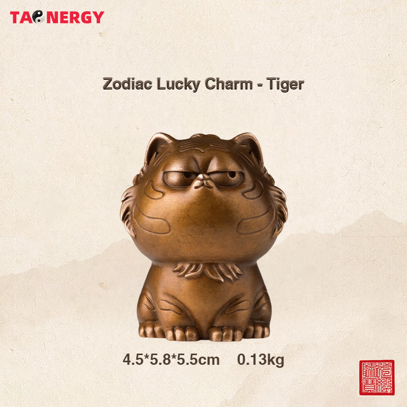 Twelve Zodiac Auspicious Copper Figurines
