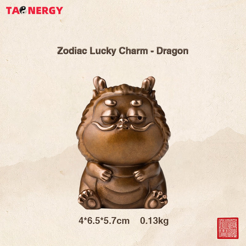 Twelve Zodiac Auspicious Copper Figurines