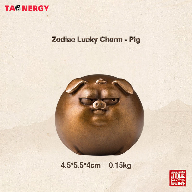 Twelve Zodiac Auspicious Copper Figurines