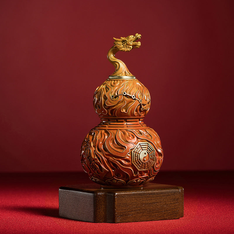 Dragon-Head Gourd Brass Ornament