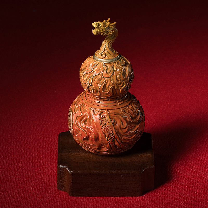 Dragon-Head Gourd Brass Ornament