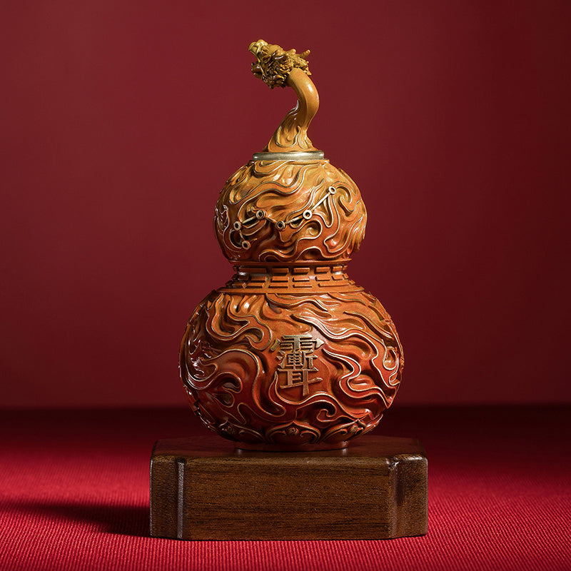 Dragon-Head Gourd Brass Ornament