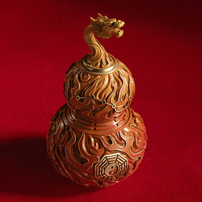 Dragon-Head Gourd Brass Ornament