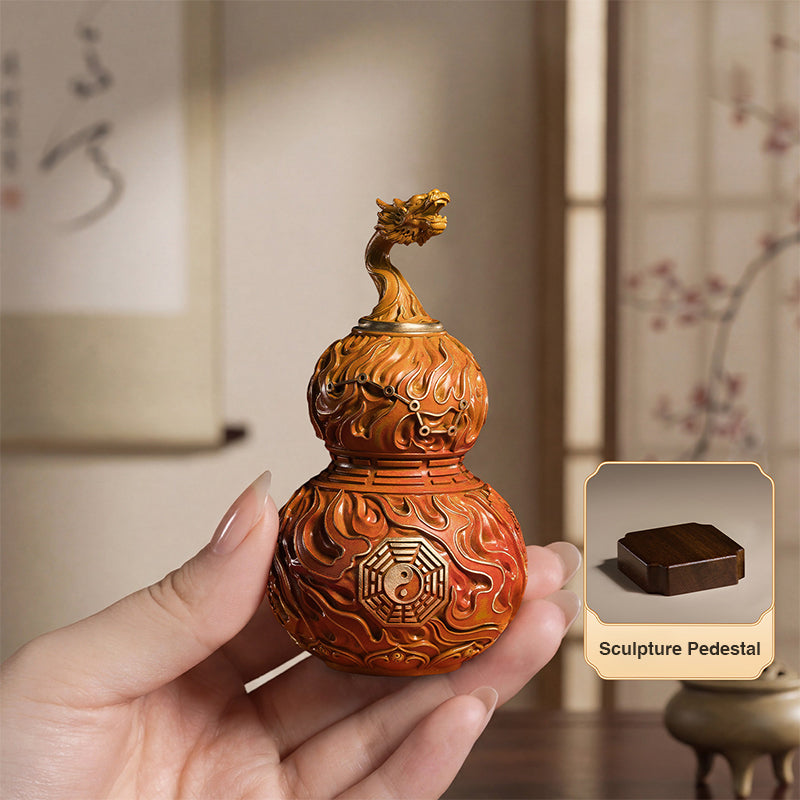 Dragon-Head Gourd Brass Ornament