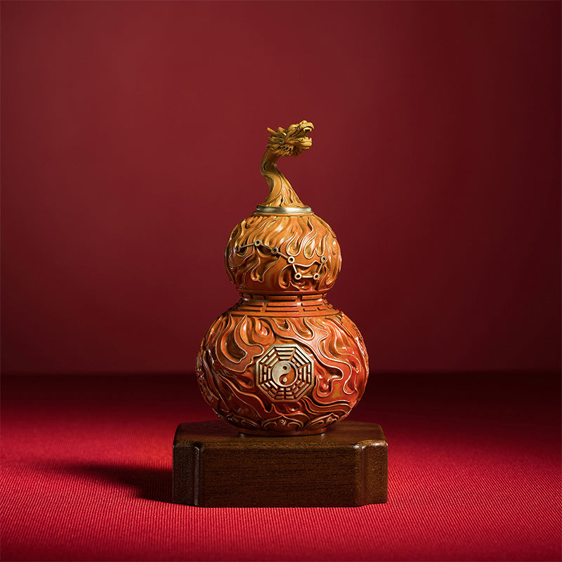 Dragon-Head Gourd Brass Ornament