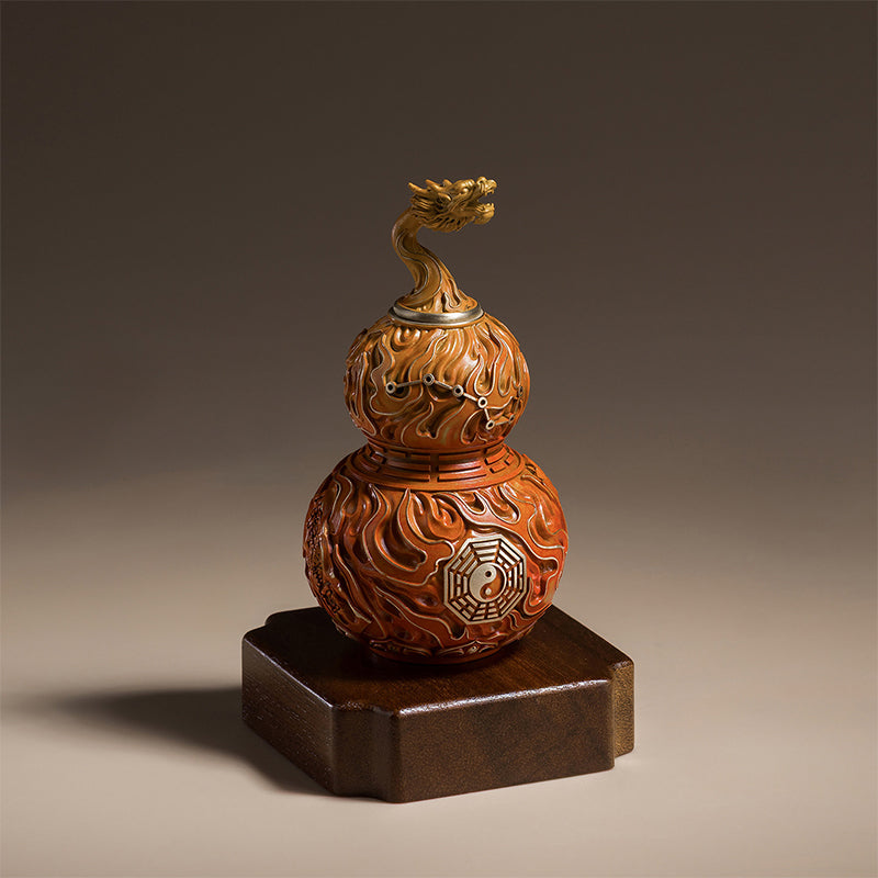 Dragon-Head Gourd Brass Ornament