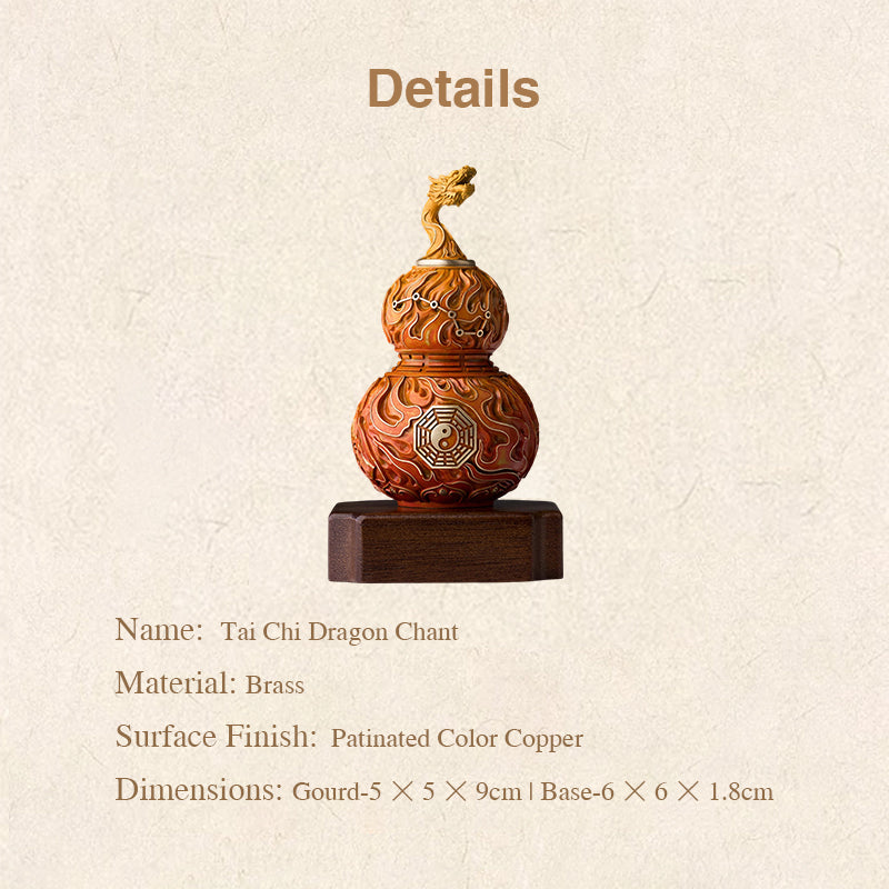 Dragon-Head Gourd Brass Ornament