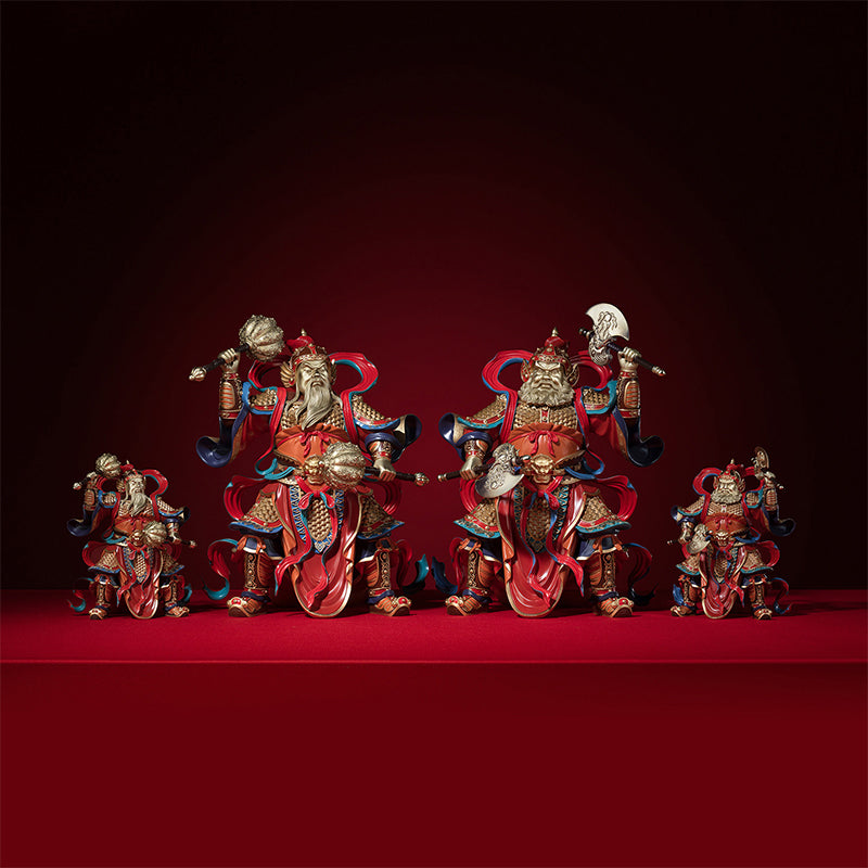 Eternal Guardians Door God Brass Figurines