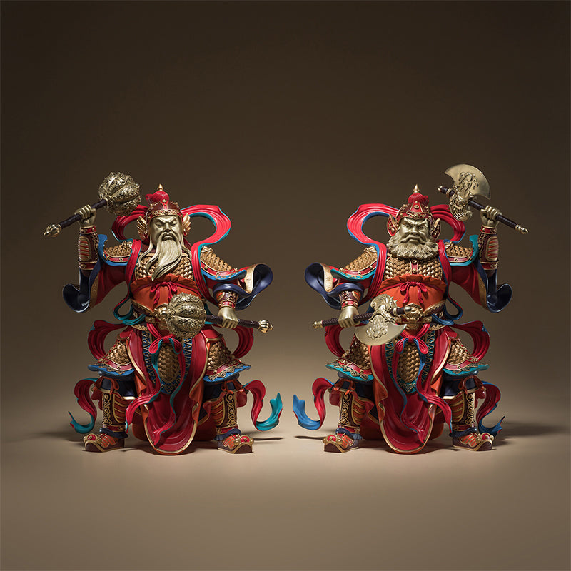 Eternal Guardians Door God Brass Figurines
