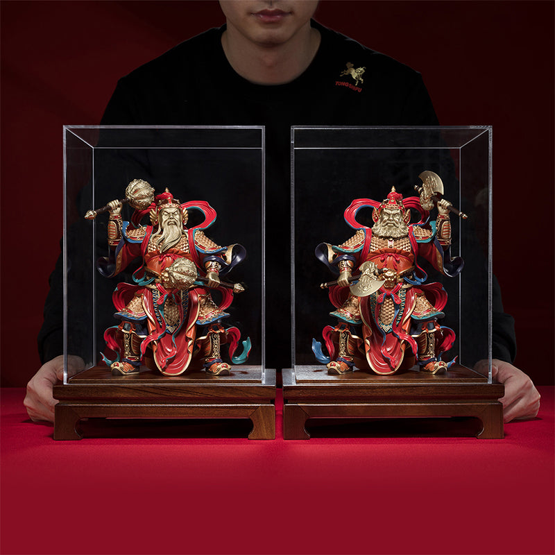 Eternal Guardians Door God Brass Figurines