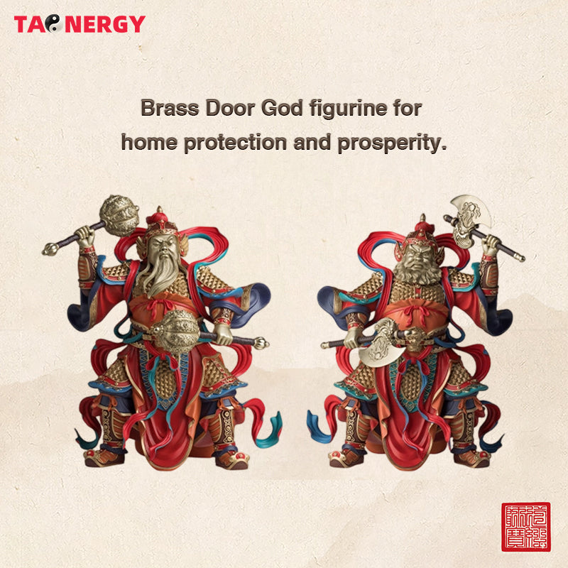 Eternal Guardians Door God Brass Figurines