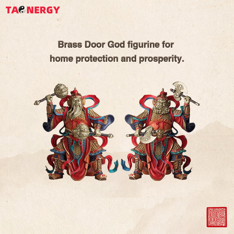 Eternal Guardians Door God Brass Figurines