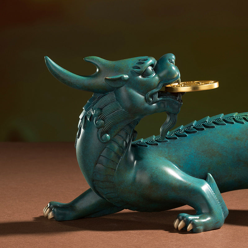 Pixiu Looking Back Brass Ornament