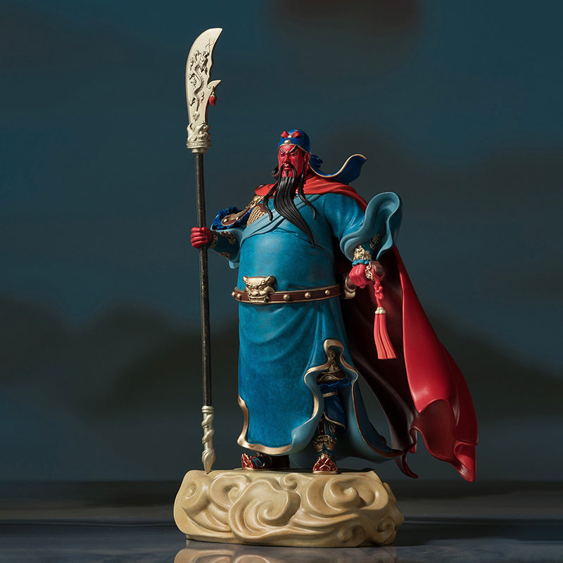 Majesty Over Mountains and Rivers Guan Gong Copper Figurine