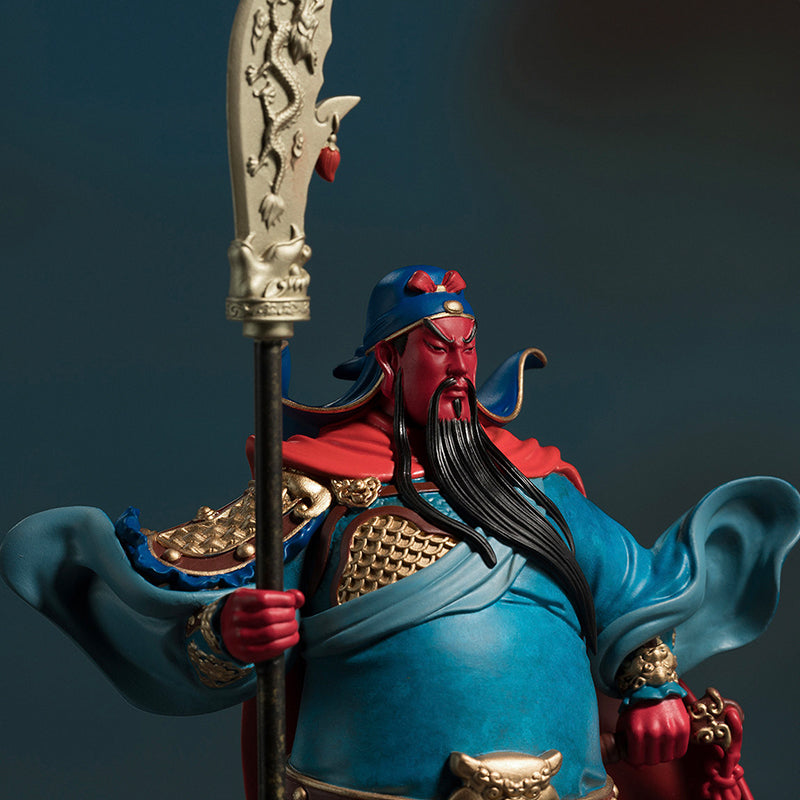 Majesty Over Mountains and Rivers Guan Gong Copper Figurine