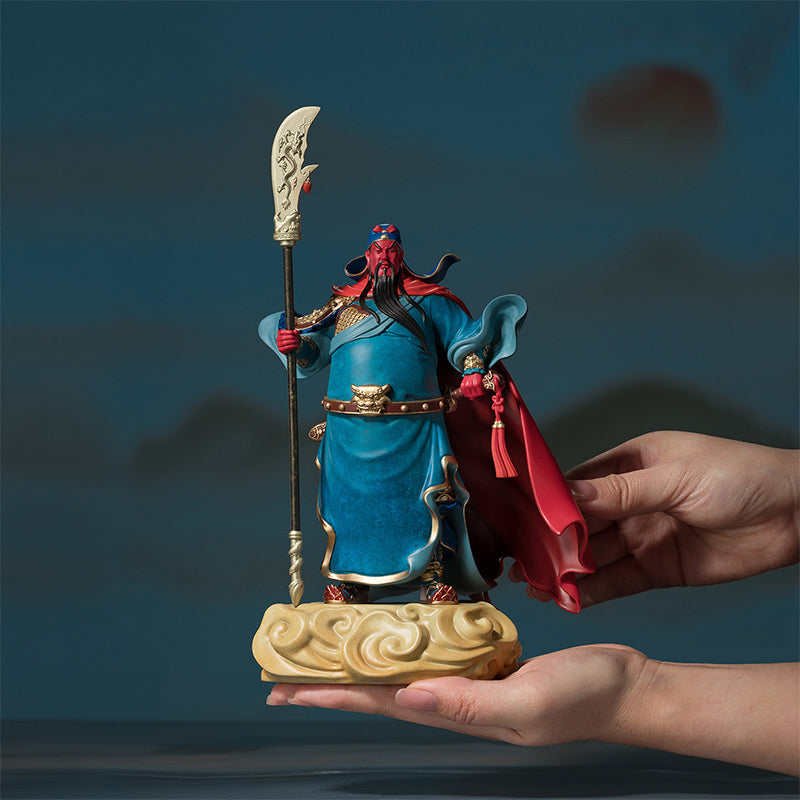 Majesty Over Mountains and Rivers Guan Gong Copper Figurine