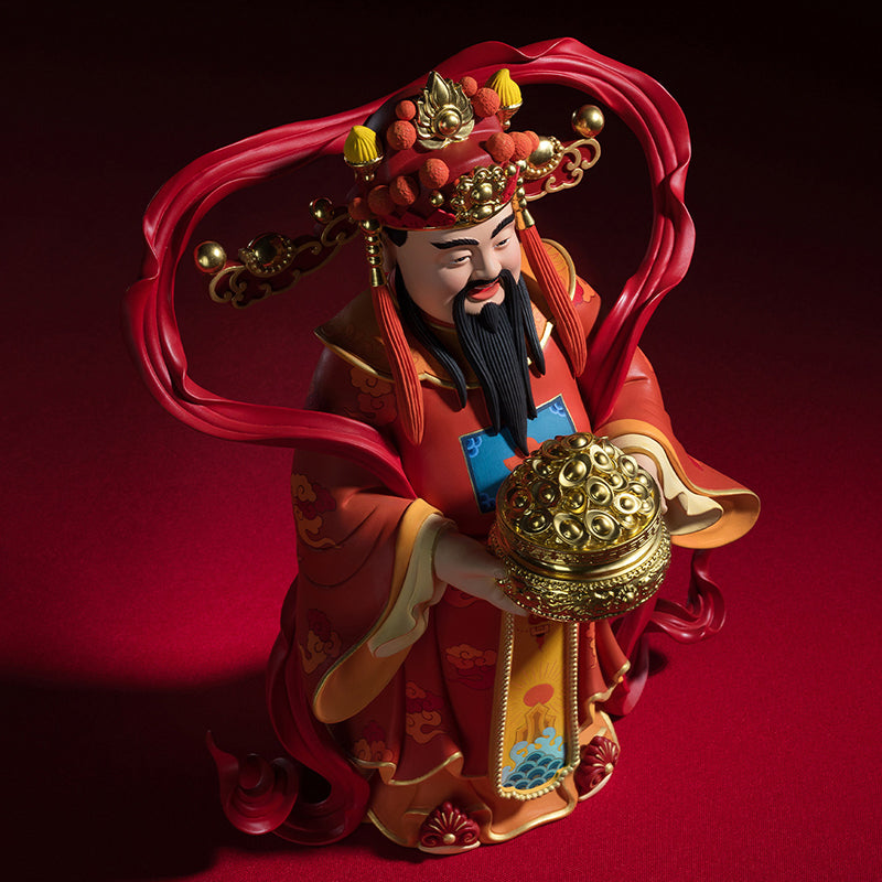 Wealth Arrives at My Home God of Wealth Figurine