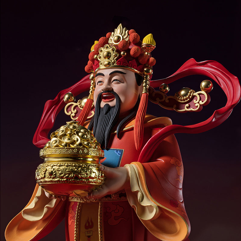 Wealth Arrives at My Home God of Wealth Figurine