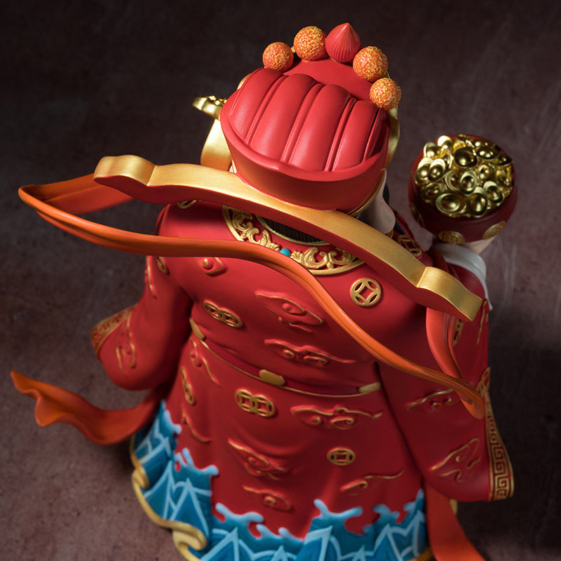 Auspicious Wealth-Attracting God of Wealth Figurine