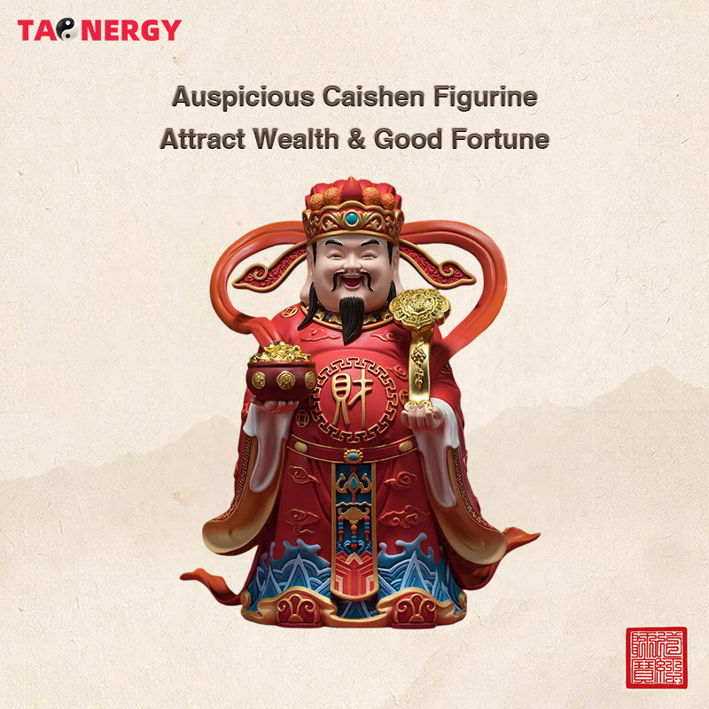 Auspicious Wealth-Attracting God of Wealth Figurine
