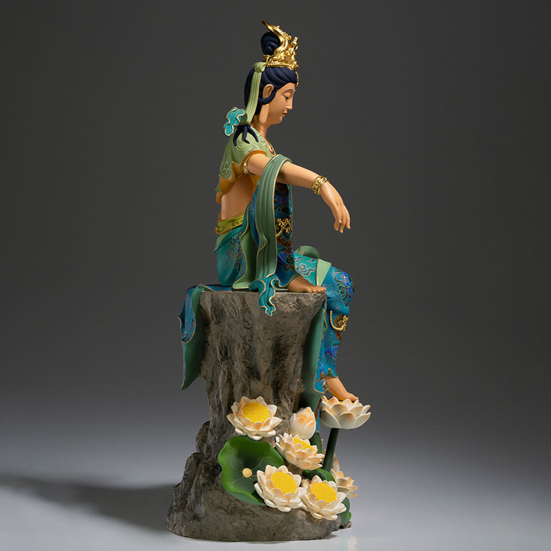 Serene Guanyin - Limited Edition Bronze Statue