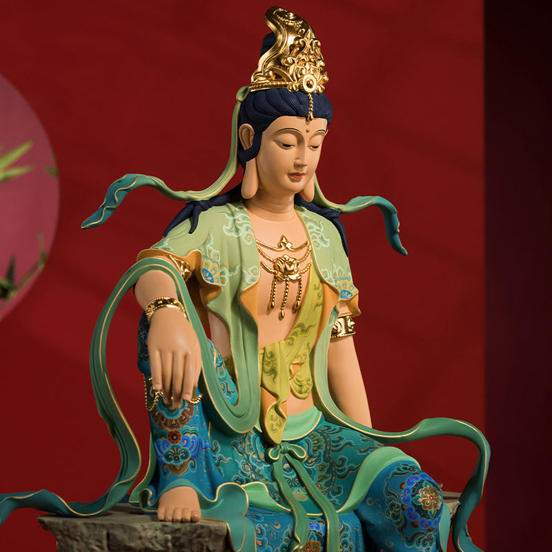 Serene Guanyin - Limited Edition Bronze Statue