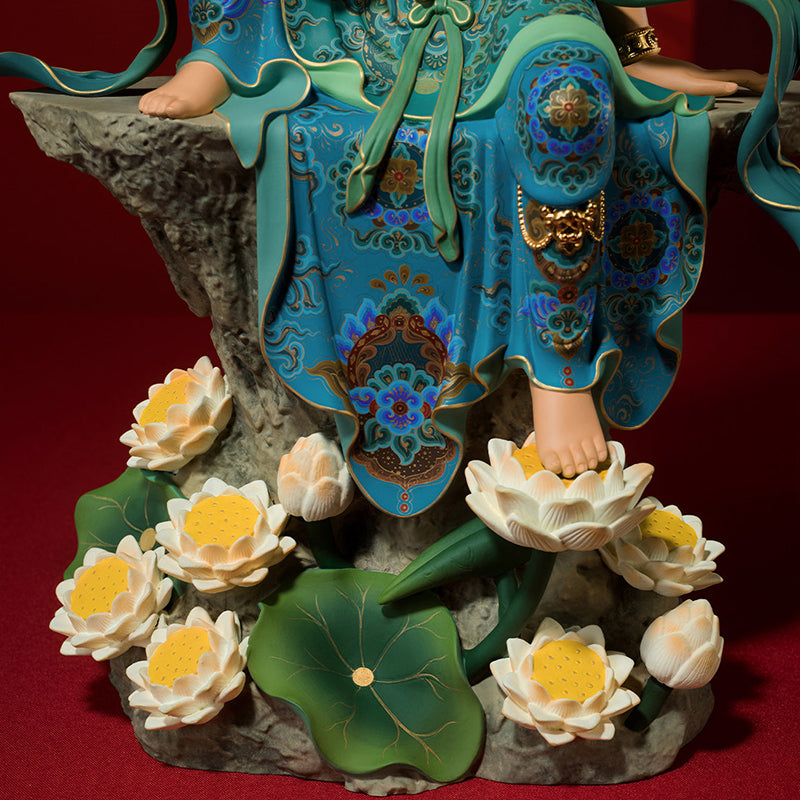 Serene Guanyin - Limited Edition Bronze Statue
