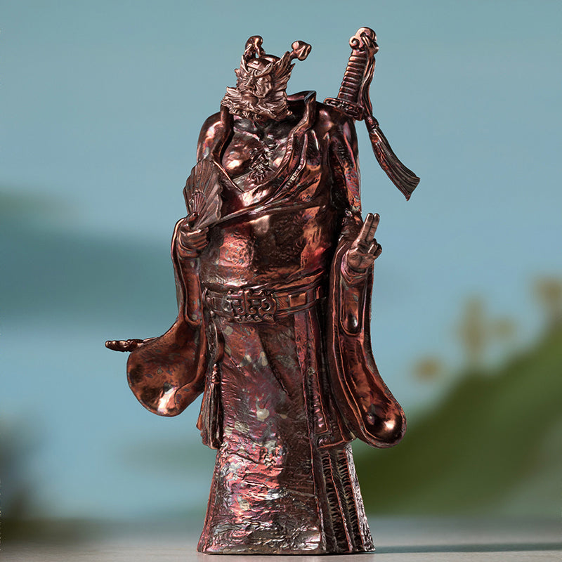 Zhong Kui's Mighty Purple Copper Ornament
