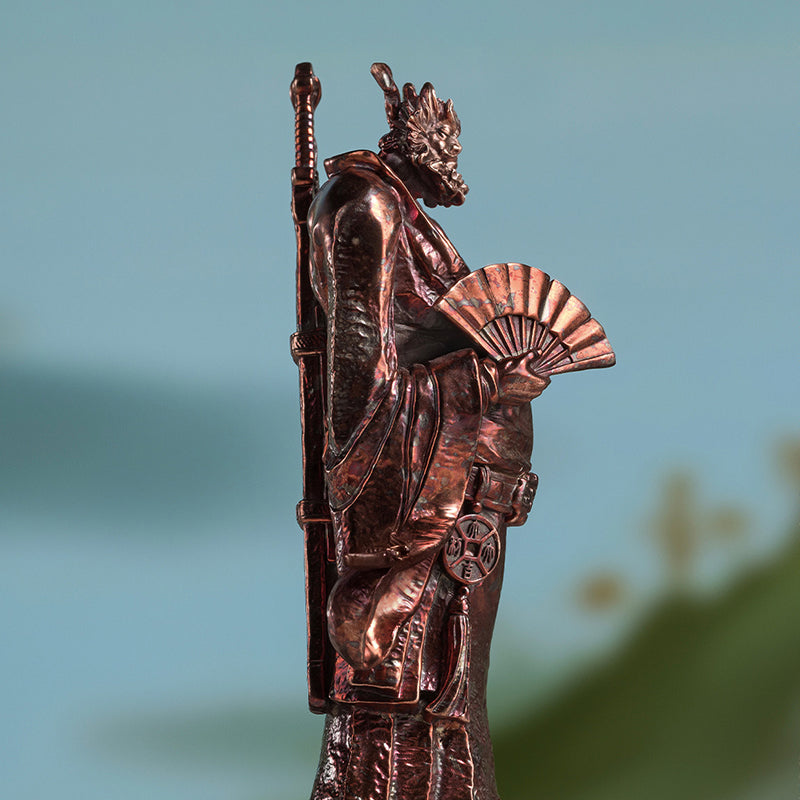 Zhong Kui's Mighty Purple Copper Ornament