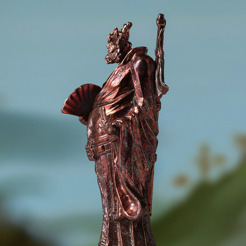 Zhong Kui's Mighty Purple Copper Ornament