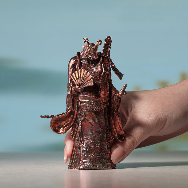 Zhong Kui's Mighty Purple Copper Ornament