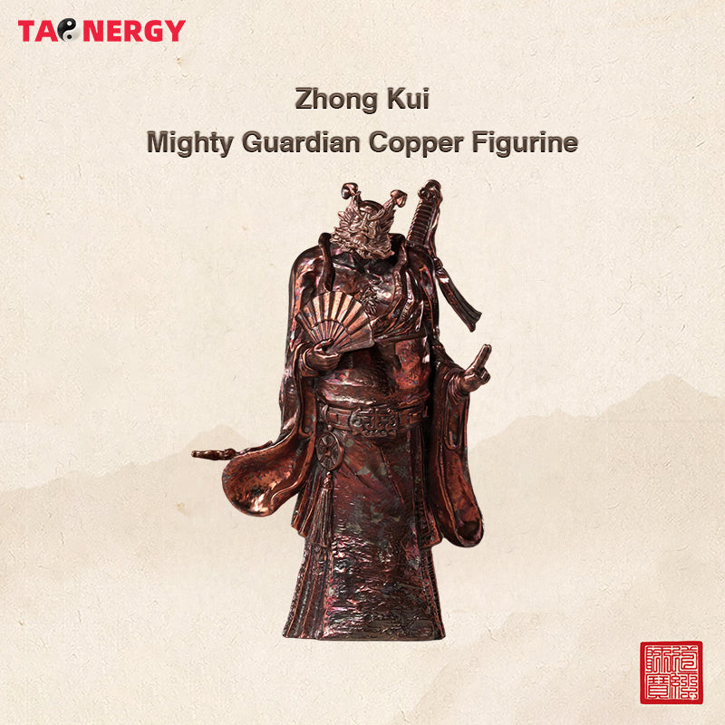 Zhong Kui's Mighty Purple Copper Ornament