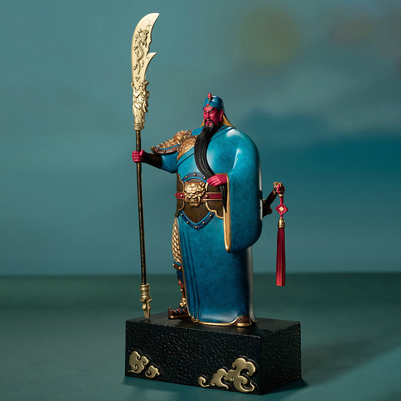 Guan Yu, the God of Wealth and War, Brass Statue