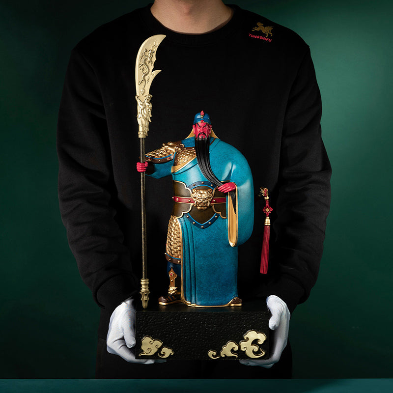Guan Yu, the God of Wealth and War, Brass Statue