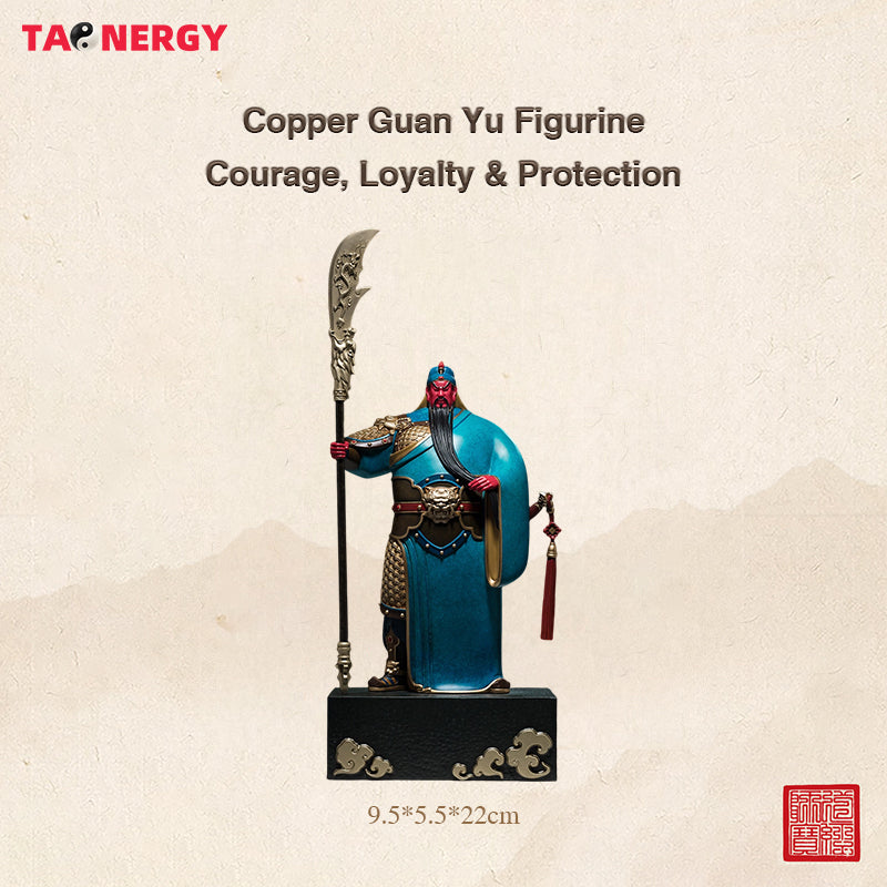 Guan Yu, the God of Wealth and War, Brass Statue