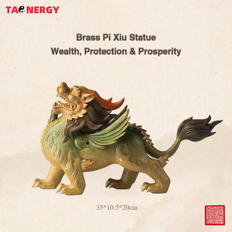 Brass Gold-backed Pixiu Ornament