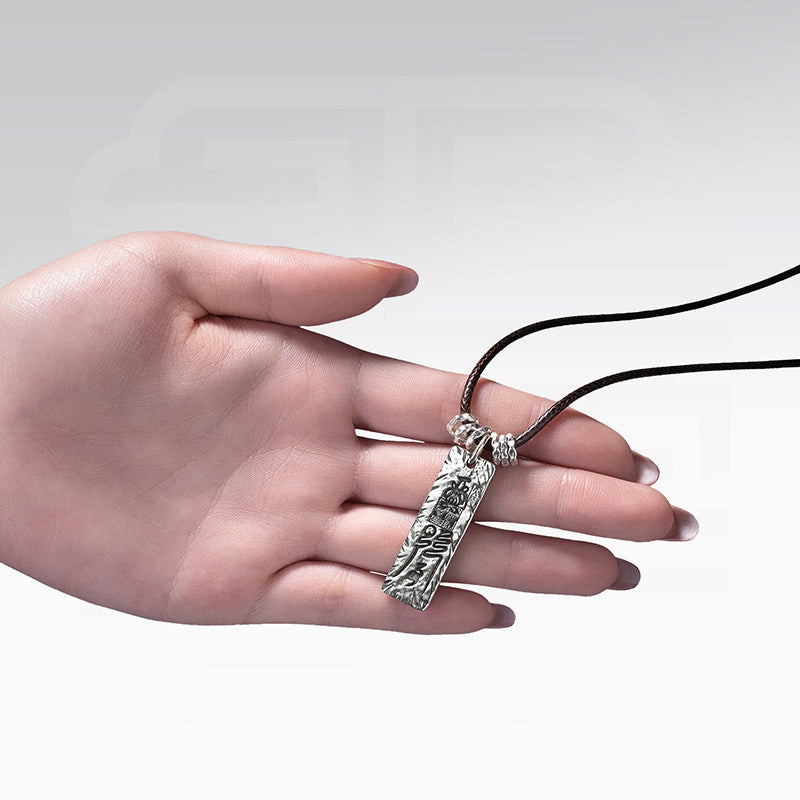 Taoist Talisman 999 Silver Pendant