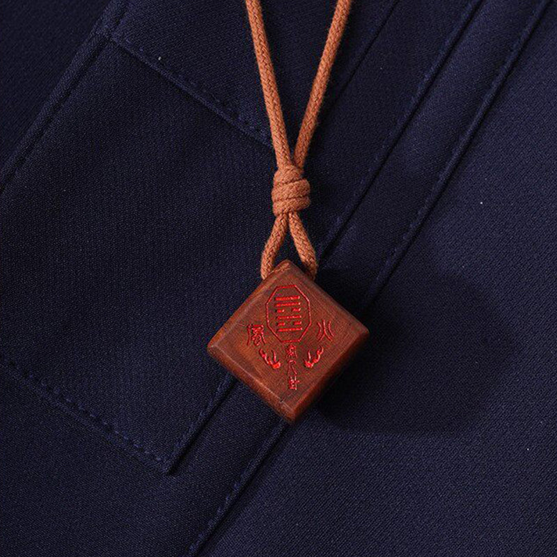 Lightning-Struck Wood Amulet Pendant