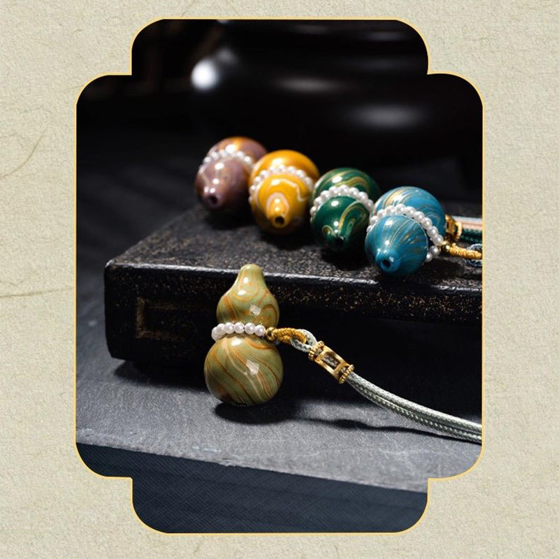 Lacquer Flow Gourd Pendant