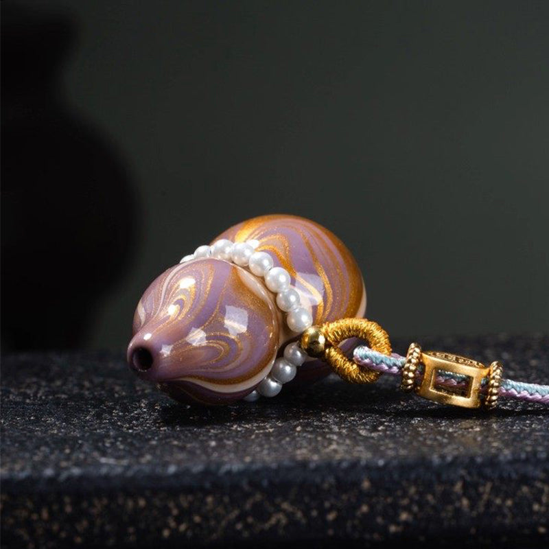Lacquer Flow Gourd Pendant