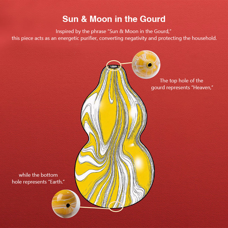 Lacquer Flow Gourd Pendant