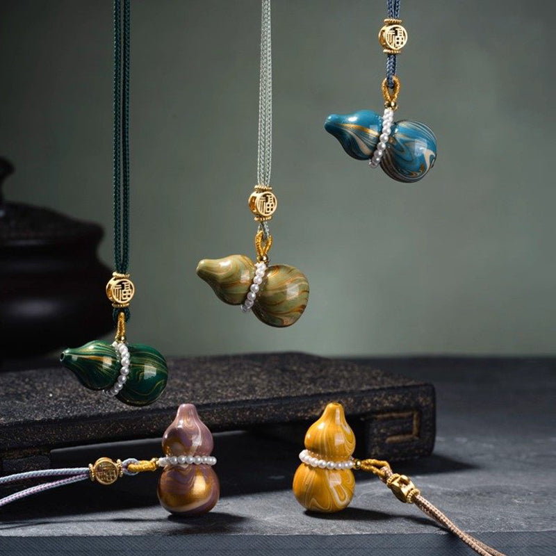 Lacquer Flow Gourd Pendant
