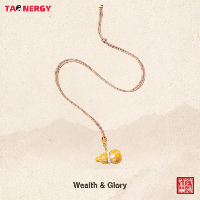 Lacquer Flow Gourd Pendant