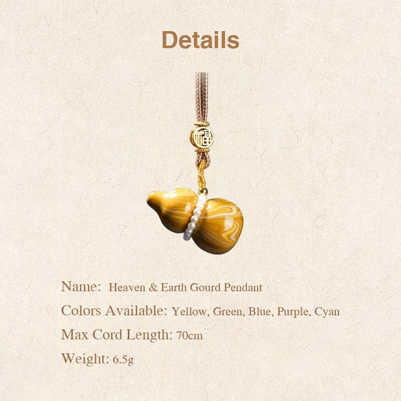 Lacquer Flow Gourd Pendant