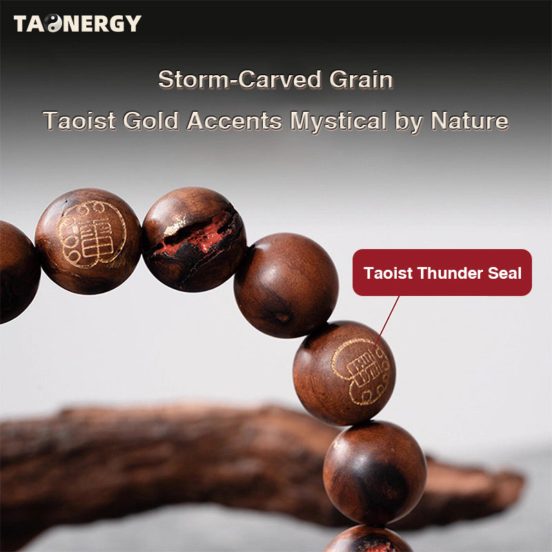 Natural Thunder-Struck Wood Bracelet