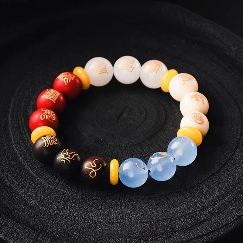 Five-Way Fortune Bead Bracelet